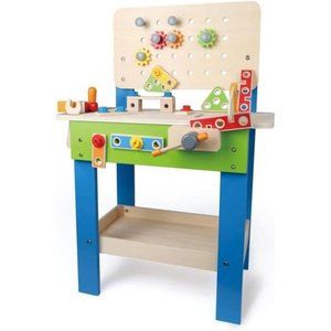 Master Workbench | Award Winning Kid's Wooden Tool Bench Toy Pretend Play